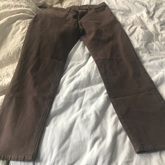 NWOT  ! Men’s Gap Brown Denim Jeans - Size 32 - Picture 2 of 4